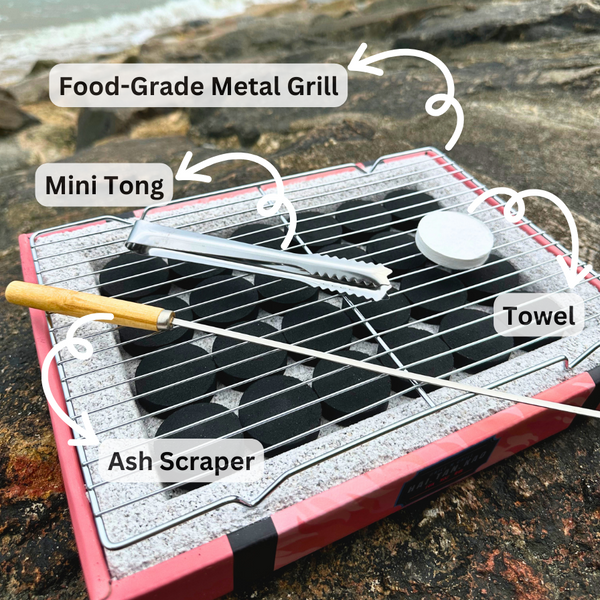 Haitankao Classic Disposable BBQ Grill Box Set (2 - 3人用) Yakiniku Bundle