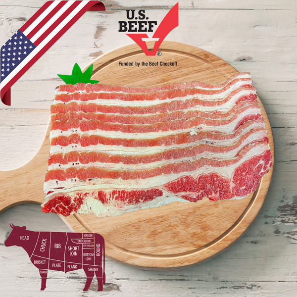 US牛バラ Short Plate / Sukiyaki & Shabu Shabu sliced (2.0mm) / US / Corn-fed