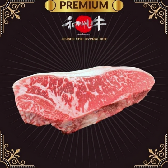 和州牛 サーロイン Washugyu Striploin / Steak Cut / US / ALL NATURAL / Wagyu / SUPER PRIME BEEF 10+/ (250g)
