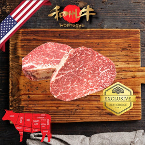 冷凍品 和州牛 特上ヒレ Washugyu Tenderloin "HIRE" / Steak portioned / US / ALL NATURAL / Wagyu / SUPER PRIME BEEF 10+