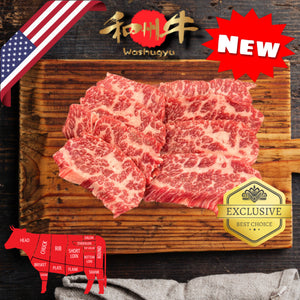 和州牛 特上リブロースカブリ Washugyu Lifter Meat 'Riburosu Kaburi' / Yakiniku Sliced (4.0mm) / US /ALL NATURAL / Wagyu