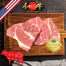 Load image into Gallery viewer, 和州牛 牛肩ロース Washugyu Chuck Eye Roll / Steak Cut / US / ALL NATURAL / Wagyu / SUPER PRIME BEEF 10+
