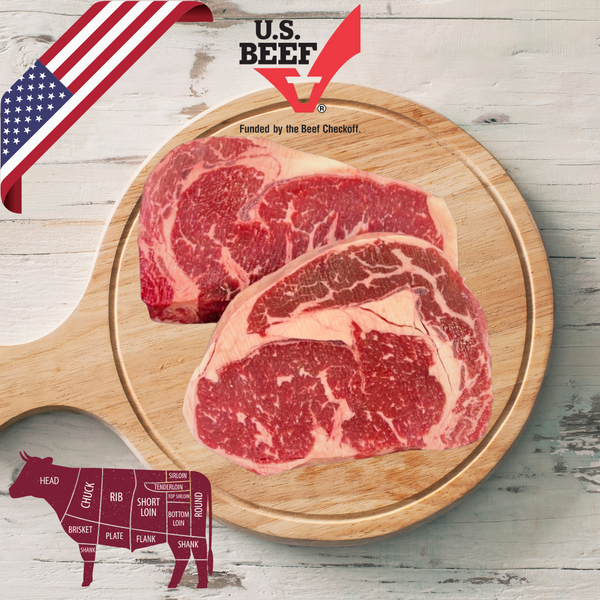 US牛リブロース Rib Eye / Steak portioned / US / Corn-fed
