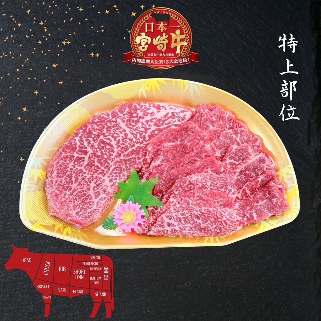 ケ*ウ様 Butcher ProductS A5宮崎牛特上ウチモモ Miyazakigyu Top Round 